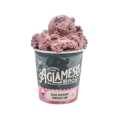 Black Raspberry Chocolate Chip Ice Cream