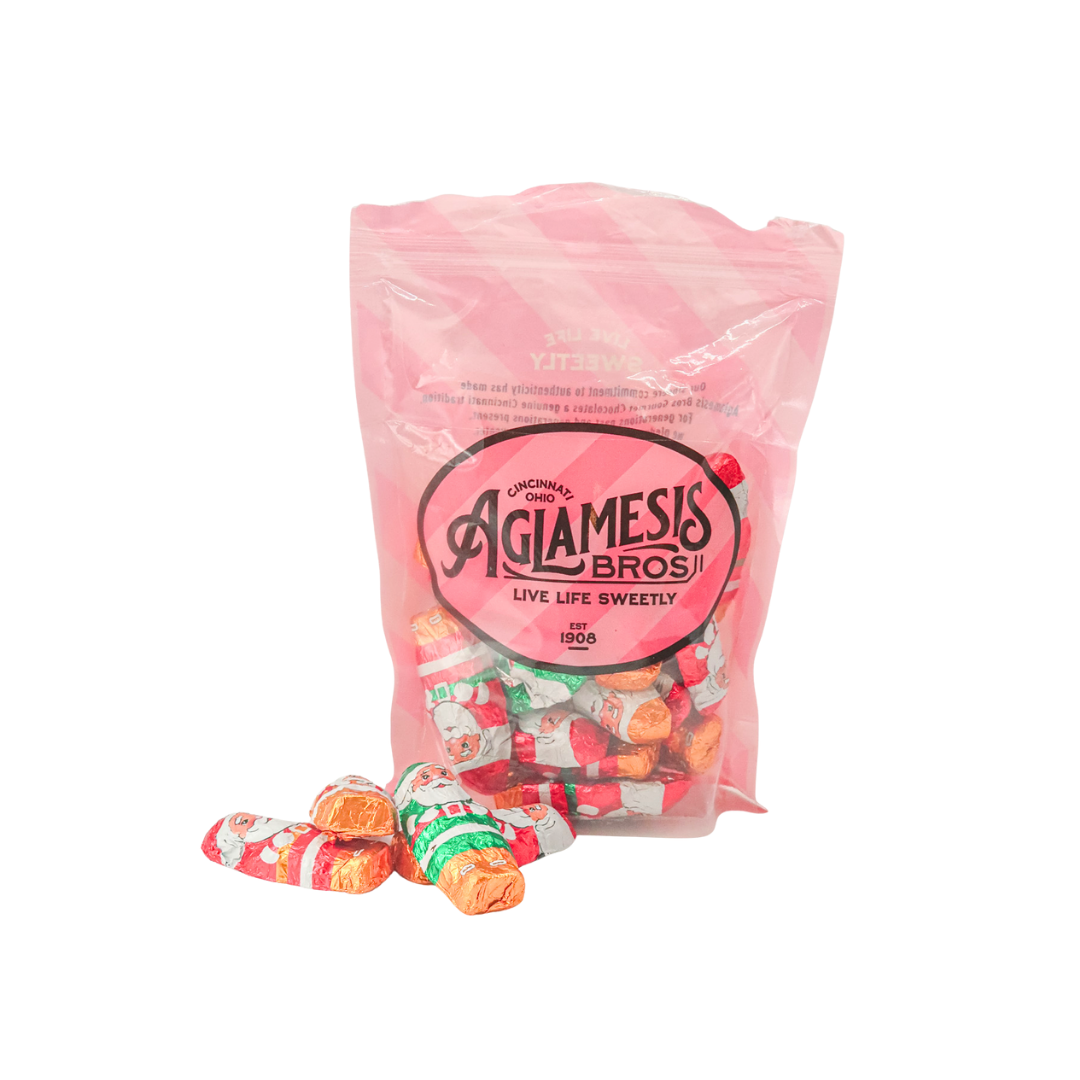 Milk Chocolate Mini Santas